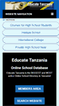 Mobile Screenshot of educatetanzania.net